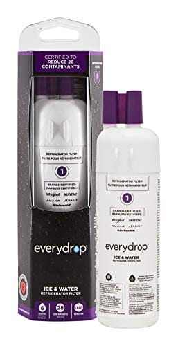 EveryDrop by Whirlpool Refrigerator Water Filter 1, EDR1RXD1 (Pack of 1), Purple