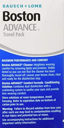 Bausch & Lomb Boston Advance Formula Travel Pack 1 Each, Combo