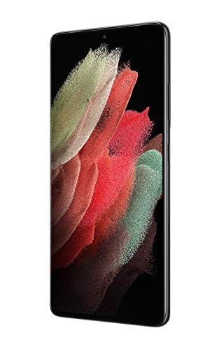 Samsung Galaxy S21 Ultra 5G, US Version, 256GB, Phantom Black - Unlocked (Renewed)