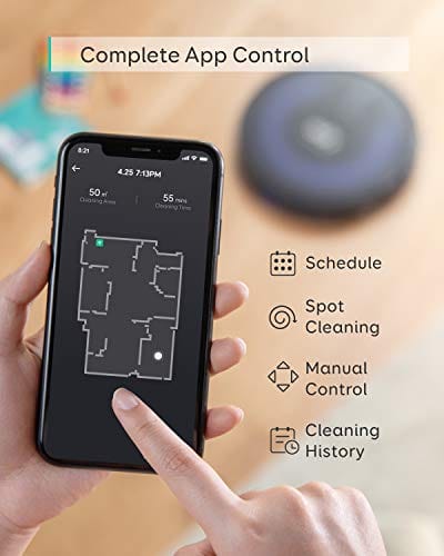eufy by Anker, RoboVac G30, Robot Vacuum with Smart Dynamic Navigation 2.0, 2000Pa Strong Suction, Wi-Fi, Compatible with Alexa, Carpets and Hard Floors