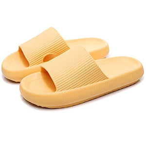 Pillow Slides Slippers, Massage Shower Bathroom Slipper, Non-Slip Quick Drying Open Toe Super Soft Extra Thick Sole Sandals