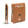 TRAVANDO Slim Wallet with Money Clip SEATTLE RFID Blocking Card Mini Bifold Men (Suede Leather, Cognac Brown)