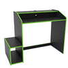 Polifurniture Legend Gaming Desk, Black & Green