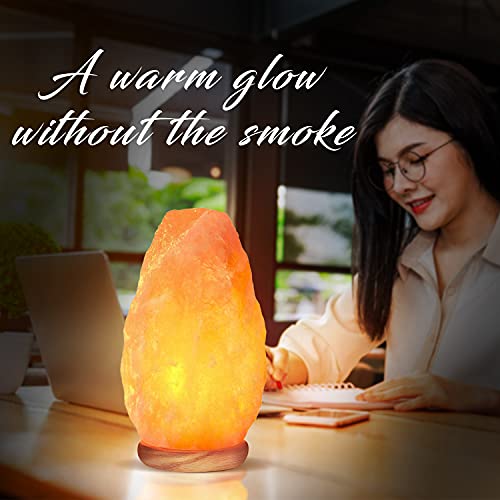 Himalayan Glow 1002 Crystal, Salt Lamp (8-11 lbs)