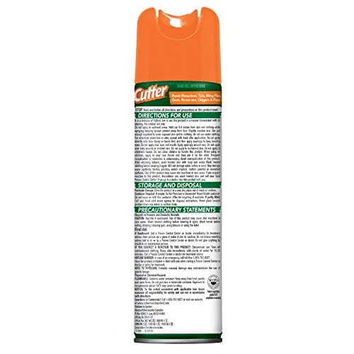 Cutter Backwoods Insect Repellent, Aerosol, 2/11-Ounce