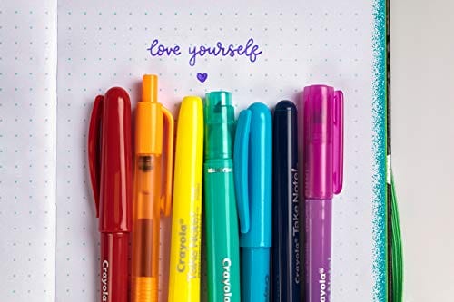 Crayola Colored Gel Pens for Kids and Adult Coloring, Washable Pens Medium Point, 14 Count