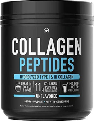 Collagen Peptides Powder | Hydrolyzed for Better Collagen Absorption | Non-GMO Verified, Certified Keto Friendly and Gluten Free - Unflavored