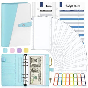 Budget Binder with Cash Envelopes, Money Saving Binder, Cash Envelopes for Budgeting, Money Organizer for Cash