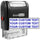 Custom Self-Inking Stamp - Up to 3 Lines - 11 Color Choices and 17 Font Choices