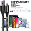 iPhone Charger Cable (3 Pack 10 Foot), [MFi Certified] 10 Feet Nylon Braided Lightning Cable, iPhone Charging Cord USB Cable Compatible with iPhone 11/Pro/X/Xs Max/XR/8 Plus /7 Plus/6/ iPad