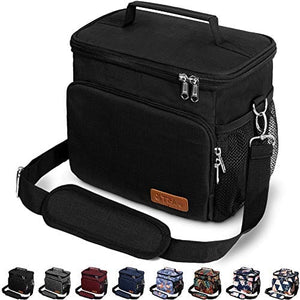 Insulated Lunch Bag for Women/Men - Reusable Lunch Box for Office Work School Picnic Beach - Leakproof Cooler Tote Bag