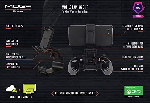 PowerA MOGA Mobile Gaming Clip for Xbox One Wireless Controllers