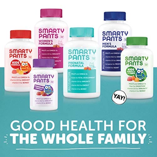 SmartyPants Prenatal Formula Daily Gummy Multivitamin: Vitamin C, D3, & Zinc for Immunity, Gluten Free, Folate, Omega 3 Fish Oil