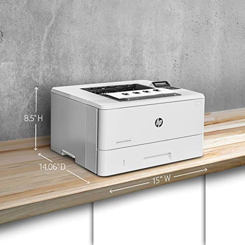 HP LaserJet Pro M404dn Monochrome Laser Printer with Built-In Ethernet & Double-Sided Printing - Built-in Ethernet (W1A53A)