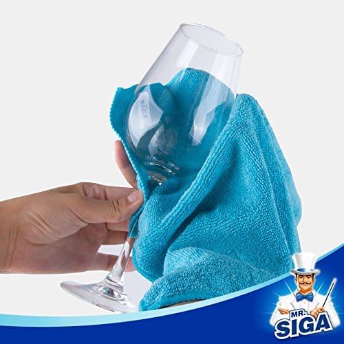MR.SIGA Microfiber Cleaning Cloth, Pack of 12, Size: 32x32 cm
