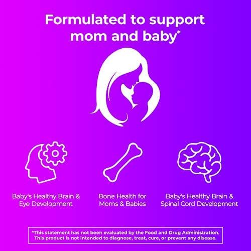 One A Day Women's Prenatal 1 Multivitamin, Supplement for Before, During, and Post Pregnancy, Including Vitamins A, C, D, E, B6, B12