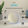 Echo (4th Gen) | With premium sound, smart home hub, and Alexa | Glacier White