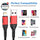 iPhone Charger, [Apple MFi Certified]3Pack 10FT USB A Cable for Long Charger Cable, Fast iPhone Charging Cord Compatible with with iPhone Xs Max/XS/XR/X/8/7/6S/6/Plus/SE/iPad(Red)