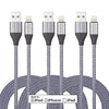 iPhone Charger Cable (3 Pack 10 Foot), [MFi Certified] 10 Feet Nylon Braided Lightning Cable, iPhone Charging Cord USB Cable Compatible with iPhone 11/Pro/X/Xs Max/XR/8 Plus /7 Plus/6/ iPad