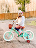 JOYSTAR 12 Inch Kids Bike for 2 3 4 Years Old Girls, Vintage Kids Bicycle with Front Basket & Training Wheels for 2-4 Years Child, Green