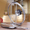 iPstyle Pan Lid Holder for Pots and Pans Progressive Lid and Spoon Rest Shelf 304 Stainless Steel Pan Lid Organizer Kitchen Decor Tool (Holder)