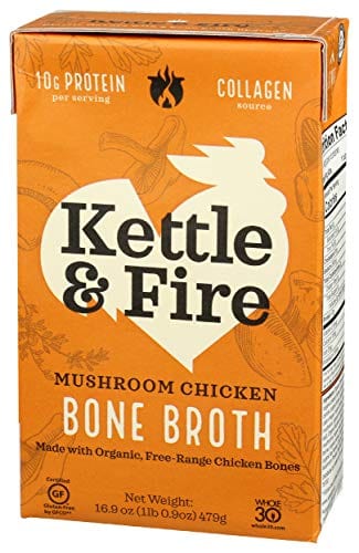 Kettle And Fire Broth Mushroom Chicken Bone, 16.9 OZ