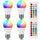 RGB LED Light Bulb, Color Changing Light Bulb, 40W Equivalent, 450LM, 2700K Warm White 5W E26 Screw Base RGBW