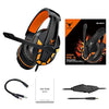 Kikc PS4 Gaming Headset with Mic for Xbox One, PS5, PC, Mobile Phone and Notebook, Controllable Volume Gaming Headphones with Soft Earmuffs, Headphones for Kid