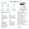 HP Color LaserJet Pro Multifunction M479fdw Wireless Laser Printer with One-Year, Next-Business Day, Onsite Warranty, Works with Alexa (W1A80A) , White