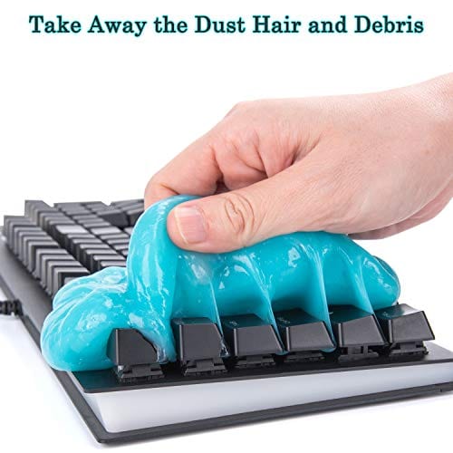 ColorCoral Cleaning Gel Universal Gel Cleaner for Car Vent Keyboard Auto Cleaning Putty Dashboard Dust Remover Putty Auto Duster Cleaning Kit 160G