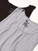 Hanes Men's ComfortSoft Moisture Wicking Tagless Tank Undershirts-Multipacks, Assorted 6-Pack, Small