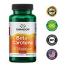 Swanson Beta-Carotene Vitamin A 25000 IU Skin Eye Immune System Health Antioxidant Support 7500 mcg 300 Softgels Count