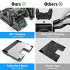 PS4 Stand Cooling Fan Station for Playstation 4/PS4 Slim/PS4 Pro, OIVO PS4 Pro Vertical Stand with Dual Controller EXT Port Charger Dock Station and 12 Game Slots