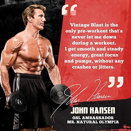 VINTAGE BLAST - The First 2-Stage Pre Workout Supplement - Premium Ingredients for Lasting Energy, Pumps, Endurance & Results