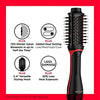 REVLON One-Step Volumizer PLUS 2.0 Hair Dryer and Hot Air Brush, Black