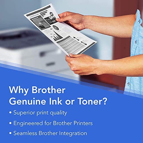 Brother Genuine High Yield Toner Cartridge, TN660, Replacement Black Toner, Page Yield Up To 2,600 Pages, Amazon Dash Replenishment Cartridge