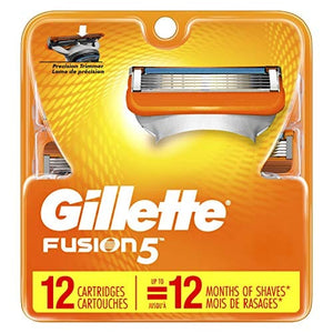 Gillette Fusion5 Men's Razor Blade Refills, 12 Count
