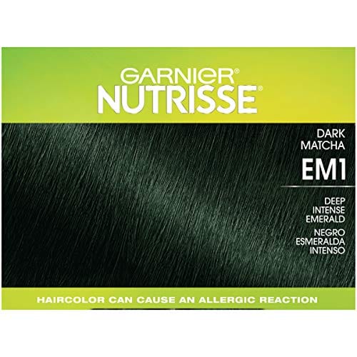 Garnier Hair Color Nutrisse ultra color nourishing hair color creme, Dark Matcha Em1