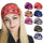 Headbands for Women, Bohemian Style Yoga Elastic Headwraps Head Wrap Hair Band 8 Pack (Style-8 (8-Pack))