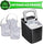 AGLUCKY Ice Maker Machine for Countertop, Portable Ice Cube Makers, Make 26 lbs ice in 24 hrs,Ice Cube Rready in 6-8 Mins