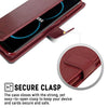 Goospery Blue Moon Wallet for Samsung Galaxy S8 Plus Case (2017) Leather Stand Flip Cover (Wine) S8P-BLM-WNE