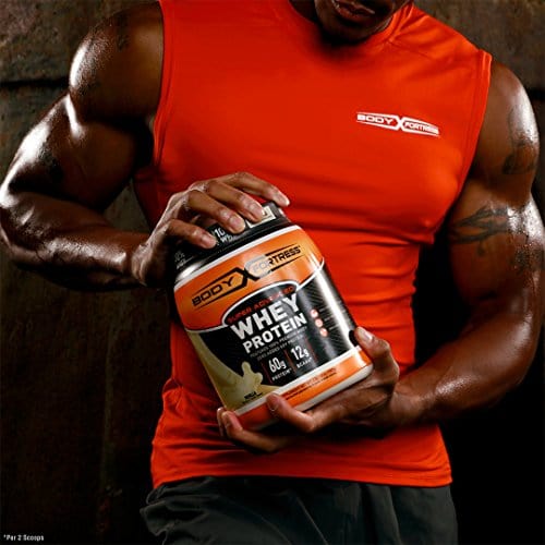 Body Fortress Super Advanced Whey Protein Powder, Gluten Free, Chocolate Peanut Butter, 2 Pound (Packaging May Vary)