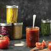 Ball Wide Mouth Mason Jars 16 oz [6 Pack] With mason jar lids and Bands, Ball mason jars 16 oz - For Canning, Fermenting, Pickling - Jar Decor - Microwave/Freeze/Dishwasher Safe + SEWANTA Jar Opener