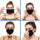 ZTANPS Face Mask,Pack of 50 Black Disposable Face Mask for Men & Women (Black)