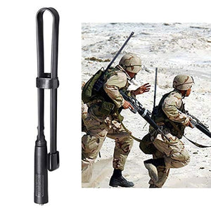 Bingfu Dual Band VHF UHF 136-520MHz 18.5 inch Foldable CS Tactical SMA Female Ham Radio Antenna for Kenwood Wouxun Baofeng