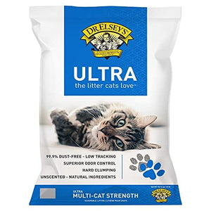 Dr. Elsey's Ultra Premium Clumping Cat Litter, 40 Lb / 18.14 Kg (Pack May Vary)