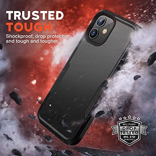 NTG [1st Generation] Designed for iPhone 11 Case, Heavy-Duty Tough Rugged Lightweight Slim Shockproof Protective Case for iPhone 11 6.1 Inch, Black