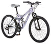 Mongoose Maxim Girls Mountain Bike, 24-Inch Wheels, Aluminum Frame, 21-Speed Drivetrain, Lavender
