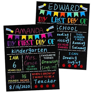 Hohomark 10 Pcs First Day and Last Day of School Sign,8
