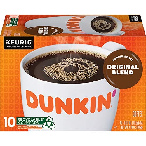 Dunkin' Original Blend Medium Roast Coffee, 60 Keurig K-Cup Pods